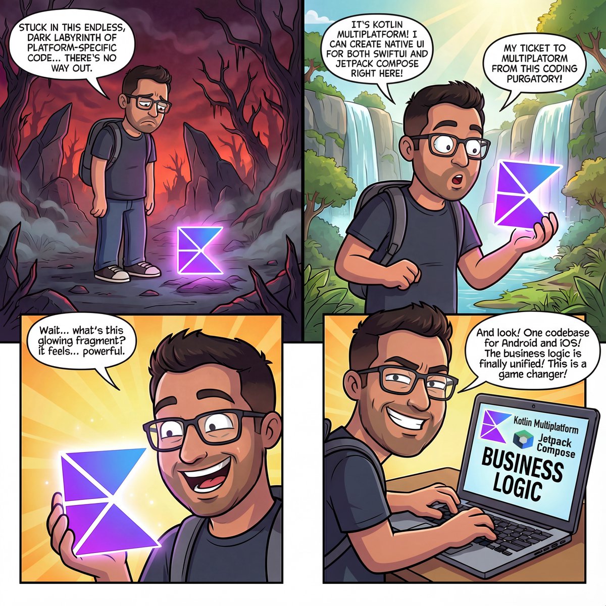 TahaTesser's tweet image. Nano Banana Pro is truly bananas! 🍌🍌🍌 #KotlinMultiplatform