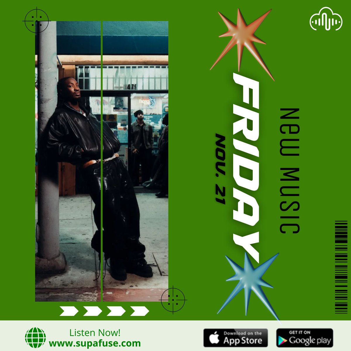 SupaFuseHQ's tweet image. NEW MUSIC FRIDAY 🚨
Listen to the latest and hottest singles &amp;amp; Albums on supafuse.com all for FREE!
You can also listen by downloading the Supafuse app on your App Store for IOS devices or Play Store for Android devices.
.
#SupaFuse #music #musicstreaming #musicapp