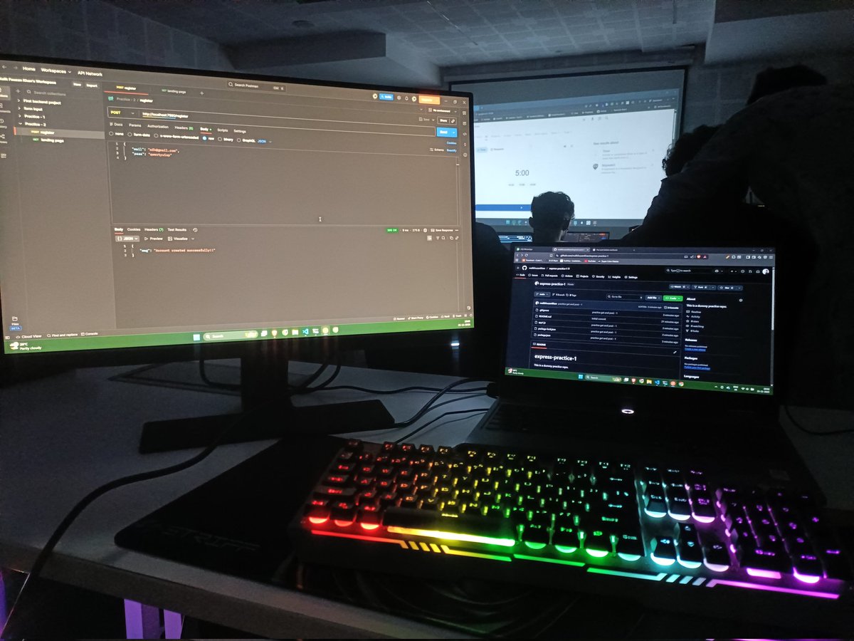 _malik_fouzan_'s tweet image. Day 21/100
Learnt about http methods and connected frontend axios with backend server APIs

#fullstackwebdevelopment
#CodingJourney
@0xsuhailroushan
@codeforindia_
@merajismeraj
@SadiyaSabera