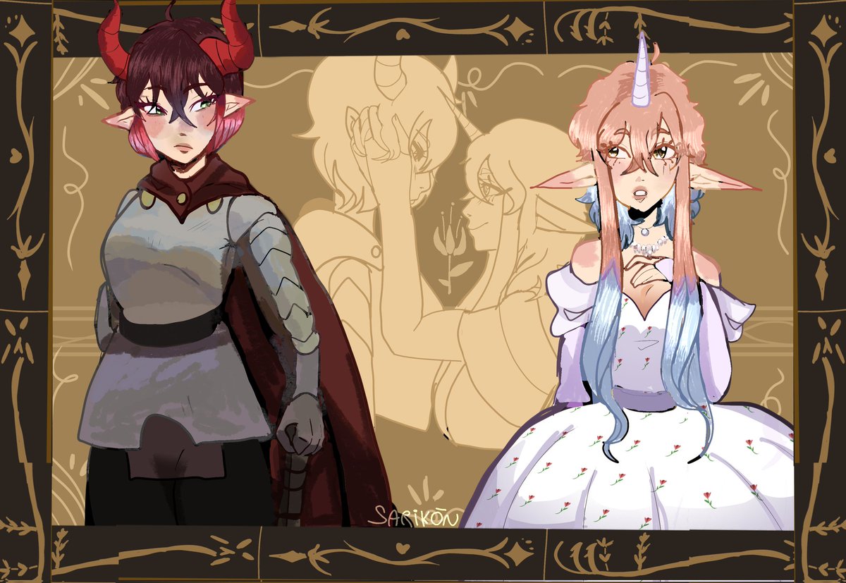 Sarikkon's tweet image. 🦄🗡️
@TaketheTaki 

#digitalart #desenhodigital #oc #art #artist #medieval #fy #wlw