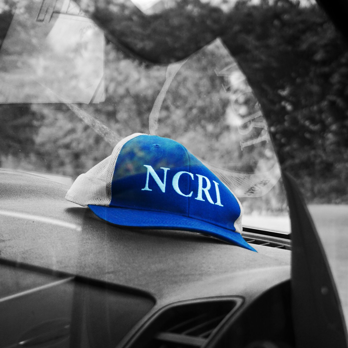 Hat on the dash. Always on the move.