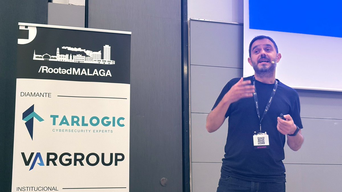 rootedcon's tweet image. Sergio De los Santos (@ssantosv)  cierra #RootedMalaga2025  presentando  “Certifícame otra vez: entre tú y yo, un certificado no es para siempre”
#RootedCON