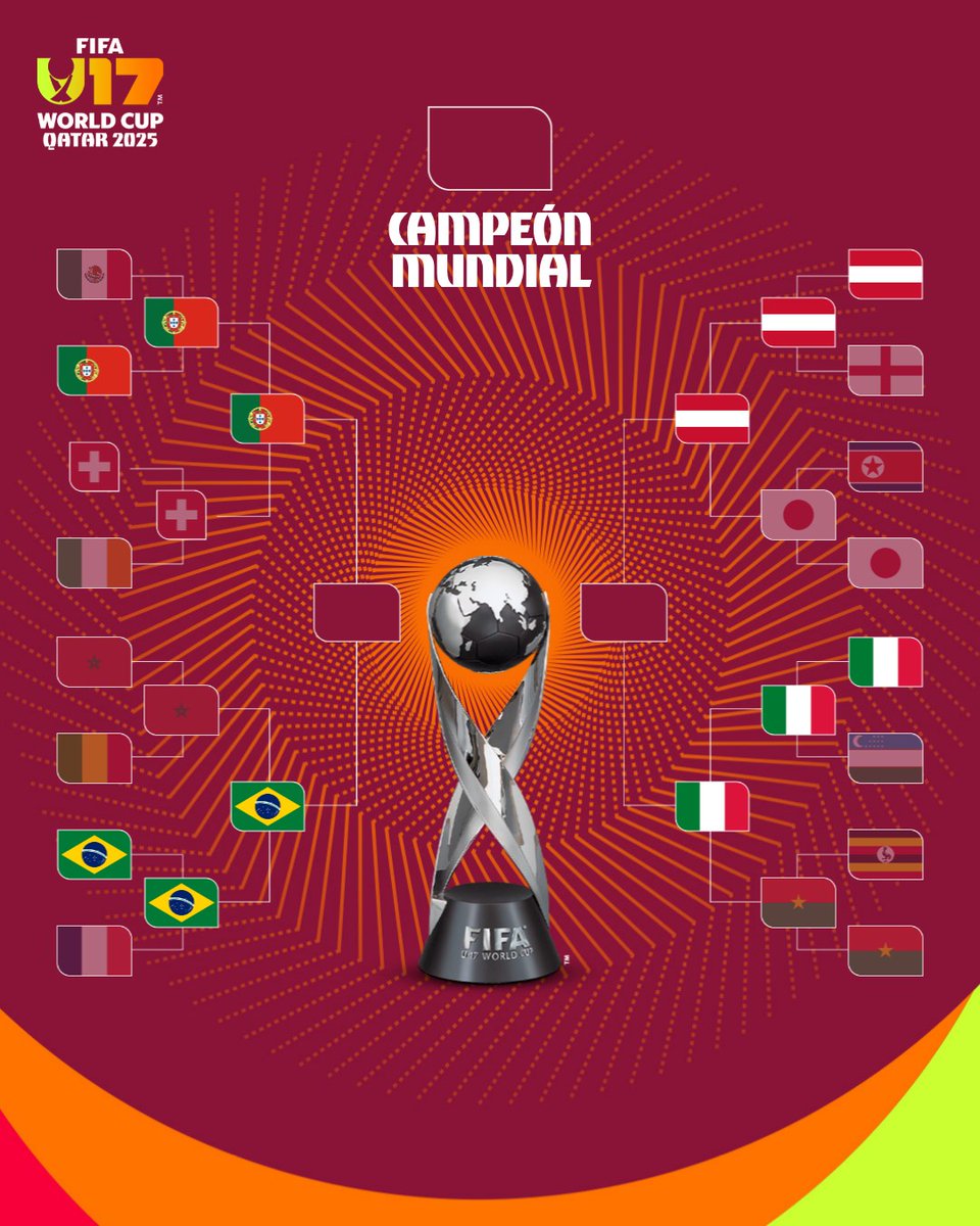 fifaworldcup_es's tweet image. 4⃣ países, 1⃣ campeón. 🏆

#U17WC