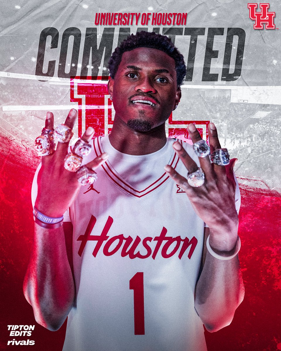 NEWS: 4⭐️ Ikenna Alozie has committed to Houston, he tells <a href="/Rivals/">Rivals</a>. 

The 6-1 point guard is a top-40 overall recruit in the 2026 class.  

on3.com/rivals/news/to…