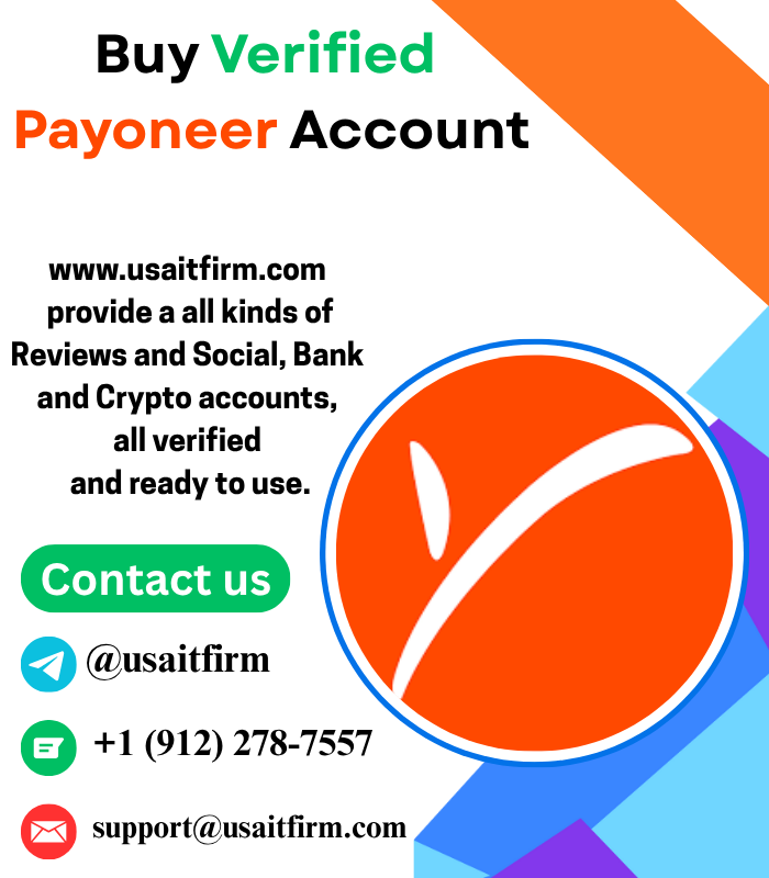 Buy Verified Payoneer Accounts
#seo #Payoneer #PayoneerAccounts #paofc #Crypto 

usaitfirm.com/product/buy-ve…