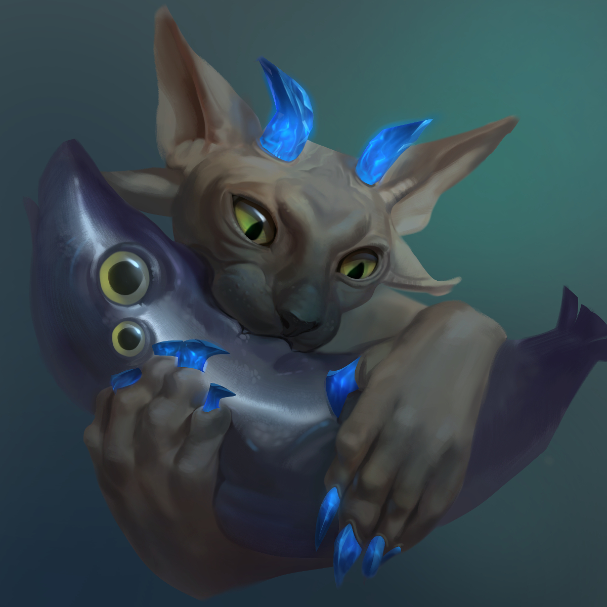 elvirameows's tweet image. A cat study that I made for the super fun challenge at  @MILICRAFT_psd  discord server Learning about creatures from the sensei! Thank you for the challenge and all the knowledge❤️

I might have exaggerated it a bit but it&apos;s more fun that way 😊

#creature #catmonster #catstudy