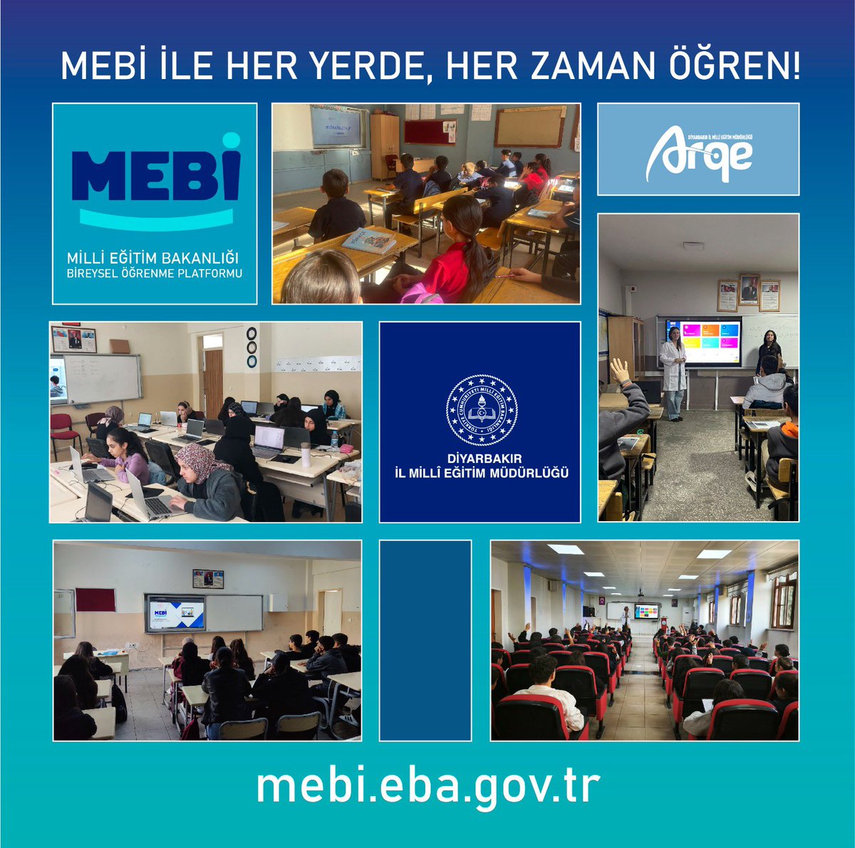 Milli Eğitim Bakanlığımızın Bireysel Öğrenme Platformu MEBİ, ilimiz genelindeki okullarda öğrencilerimizle buluşmaya devam ediyor.
Akademik destek, konu anlatımları ve soru bankaları tek tıkla elinizin altında. Başarı sizinle olsun! 👇
🔗 mebi.eba.gov.tr