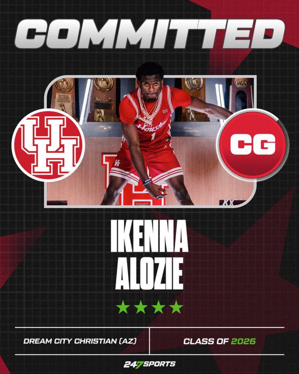 COOGS GET ANOTHER 4⭐️ IN IKENNA ALOZIE

WELCOME HOME YOUNG MAN