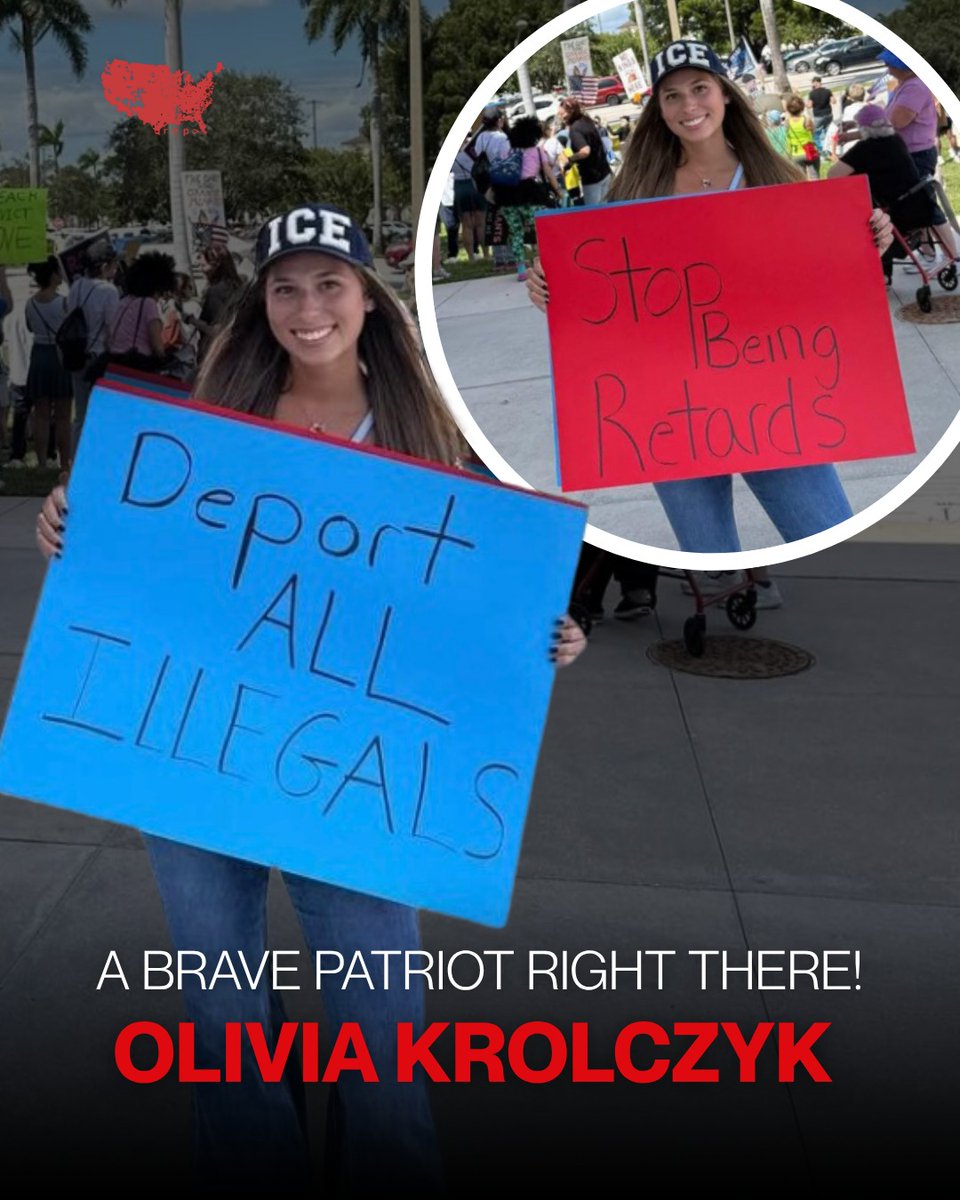 RepRightBrand's tweet photo. She spoke the truth and stood her ground. 🇺🇸

Olivia Krolczyk represents what real courage looks like in today’s America.

𝗦𝗧𝗔𝗡𝗗 𝗪𝗜𝗧𝗛 𝗢𝗟𝗜𝗩𝗜𝗔. 𝗦𝗧𝗔𝗡𝗗 𝗪𝗜𝗧𝗛 𝗢𝗨𝗥 𝗕𝗢𝗥𝗗𝗘𝗥𝗦.

🛒 Shop now at Rep Right Brand!

#RepRightBrand #StandWithOlivia #ProtectOurBorders #FreedomSpeaks #AmericanCourage