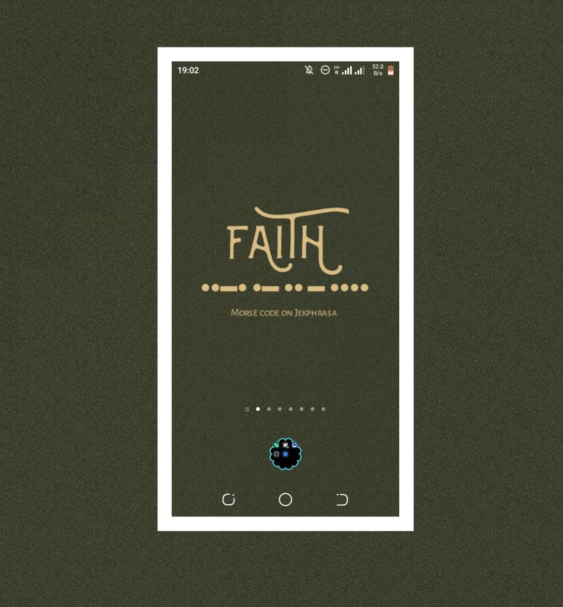 Jekphrasa's tweet image. Faith in Morse code. New wallpaper on Jekphrasa. 
#morsecode
#wallpaper

Save