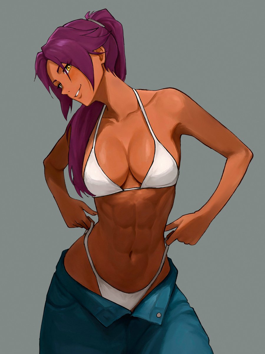 si12o2's tweet image. more yoruichi bc why not
