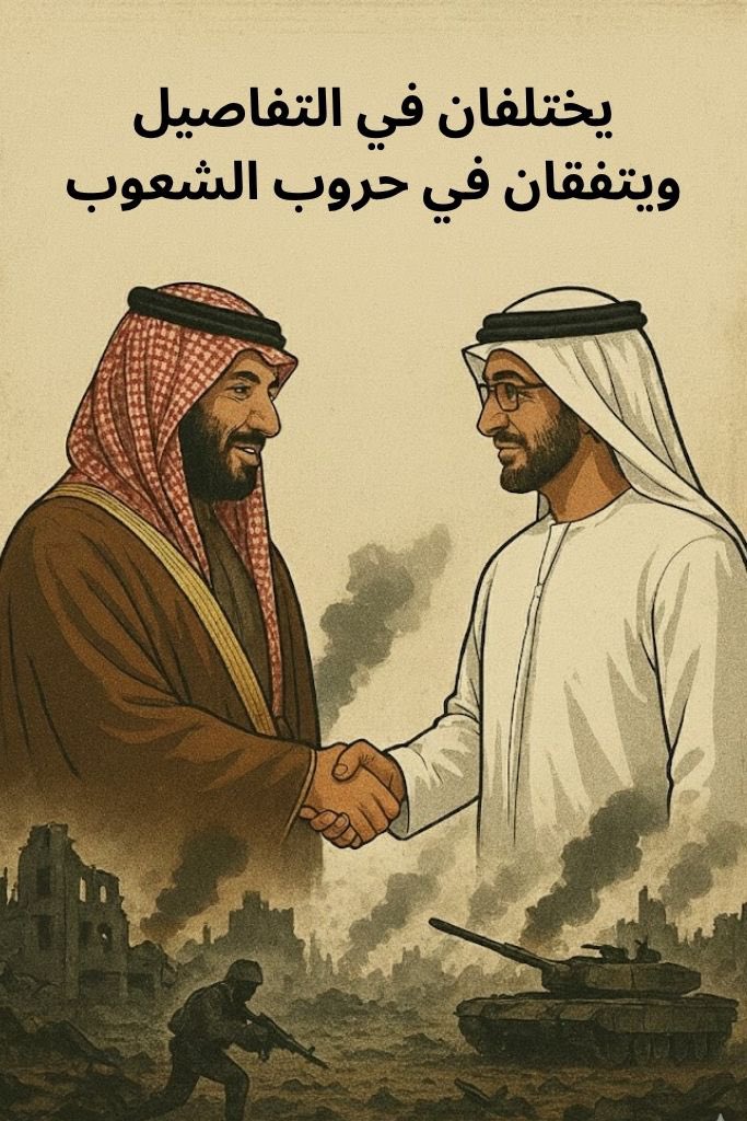 هل هناك خلاف سعودي إماراتي؟
كتبه/ عادل الحسني
2025/11/21

طوال سنوات مضت تتكرر هذه الأسطوانة، وأكثر من يرددها هم الذين يرجون وقوف السعودية إلى جانبهم ضد الإمارات.
ولعمري إن هذا لوهمٌ وسرابٌ يحسبه الظمآن ماءً حتى إذا جاءه لم يجده شيئًا.

صحيح - ونقولها بدون تحفظ - إننا نتمنى اليوم