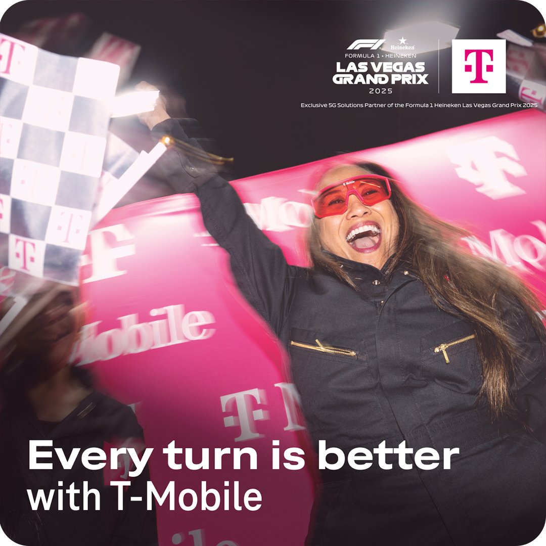 Pretty cool seeing <a href="/TMobile/">T-Mobile</a> elevate the Las Vegas Grand Prix experience this year 🏎️ ms.spr.ly/6012tprEO

#TeamMagenta