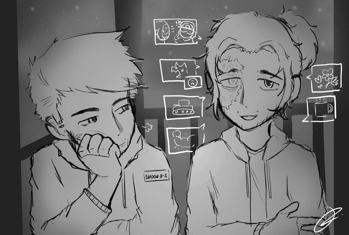 pantherwashere_'s tweet image. &quot;最美好的感觉就是当你看着他时，他已经在凝视着你了。&quot;
Gift for: @GravesMoonshine
#phillipgraves #graves #CoDFanart #codmw2 #MWII #cod #CallofDuty