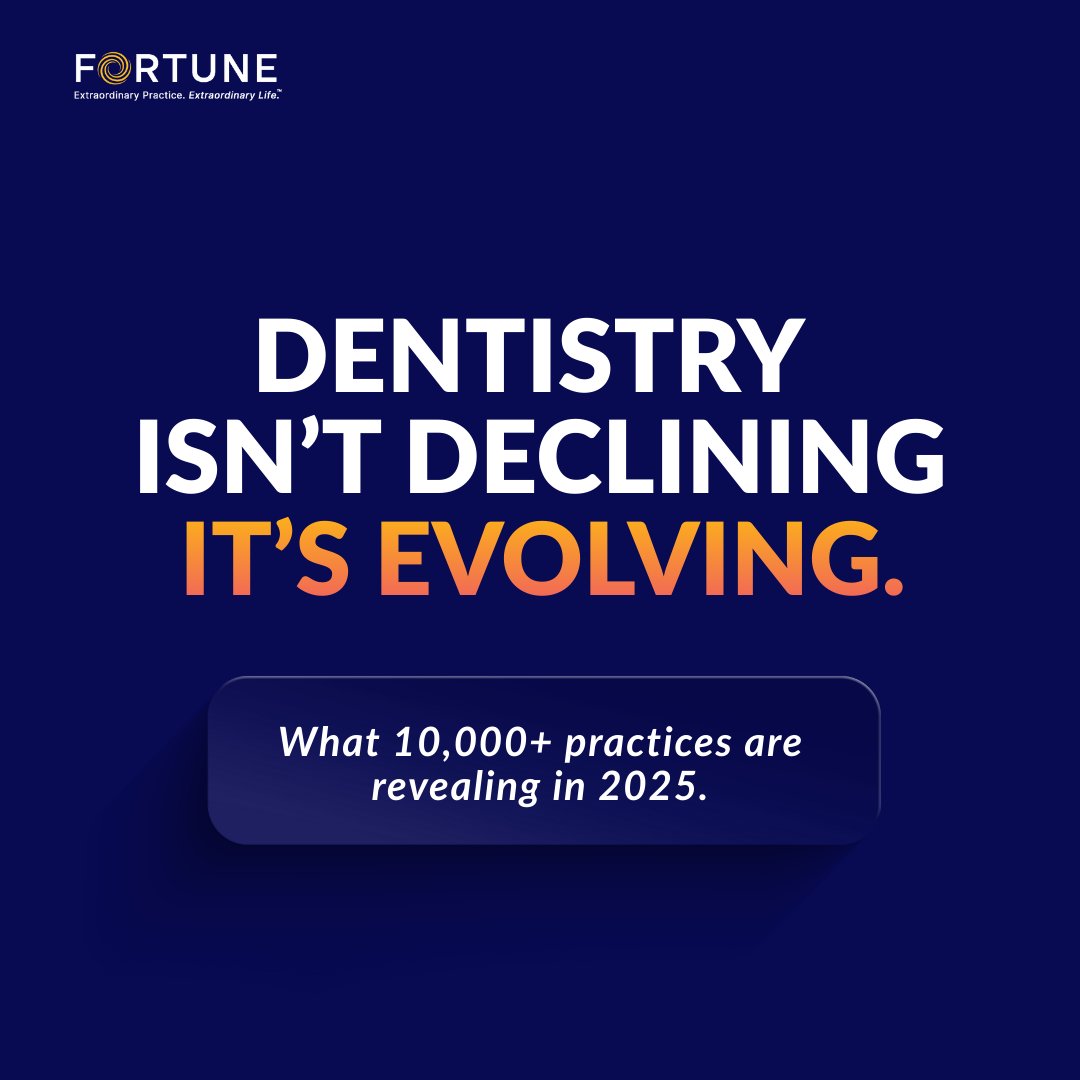 Fortune_POW's tweet image. READ THIS BEFORE YOU MAKE ANOTHER DECISION IN YOUR PRACTICE.

The 2025 landscape just changed and you need to see why.

#PrivatePracticeSuccess #DentalPracticeGrowth #DentistCEO #FortuneManagement #PracticeManagementMastery #dentistry