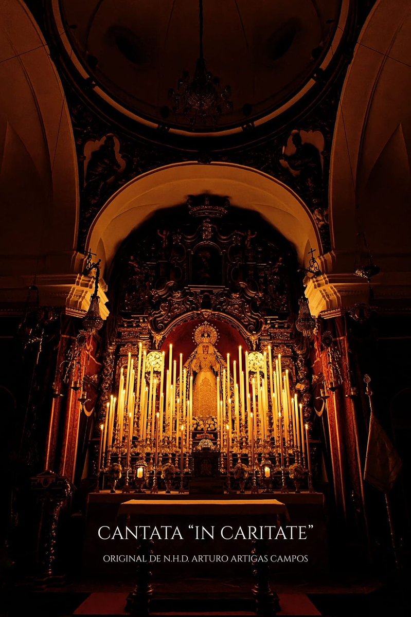 🎼  “In Caritate”, estreno de una obra musical para los cultos

El próximo domingo, durante la Comunión correspondiente a la Función Solemne en honor a Mª. Stma. de la Caridad en su Soledad, sonará por primera vez esta nueva pieza musical realizada por N.H.D. <a href="/ArturoArtigas/">Arturo Artigas</a>