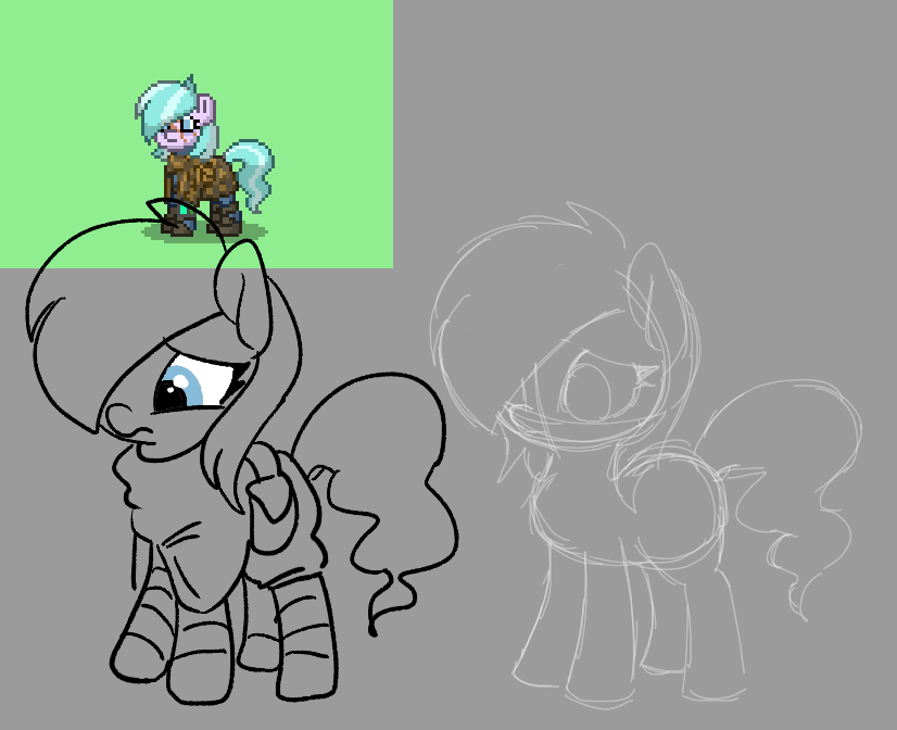 princessaegis's tweet image. what if i made my fo:e fic a webcomic 😜