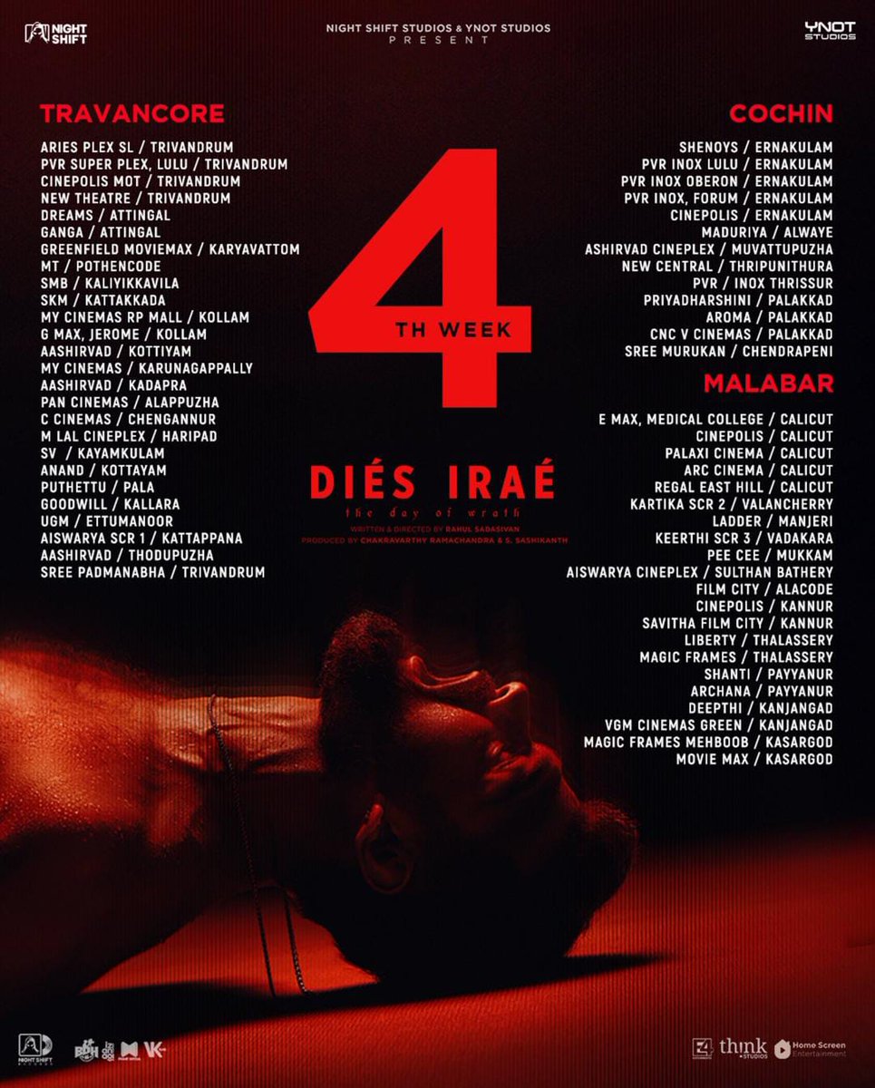 rodrigues_adorn's tweet image. #DIESIRAE 4th week Theatre List🔥👏🏻

BLOCKBUSTER 🔥🏆

#PranavMohanlal @impranavlal