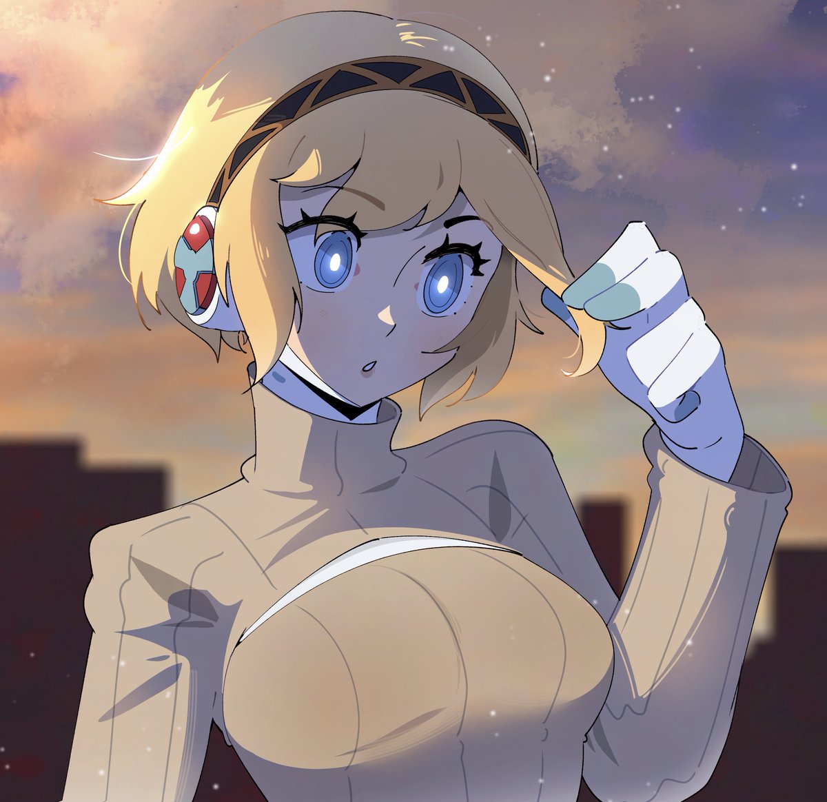 Aigis stranded in thought | P3R