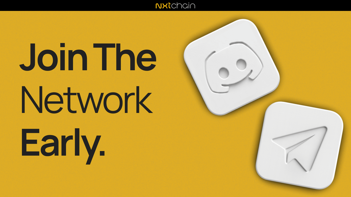 We’re building the decentralized cloud in public.

If you want to be early, plugged in, and actually part of it, join the network, don’t just watch it.

🔗 discord.com/invite/cv6GVeH…
🔗 t.me/NXTchain