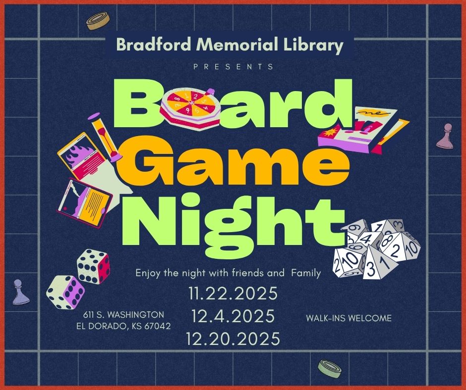 ElDoradoLibrary's tweet image. Game Day Alert!
Join us this Saturday from 10am-1pm for board games.
D&amp;amp;D DM&apos;s on site recruiting player&apos;s-come roll some dice
