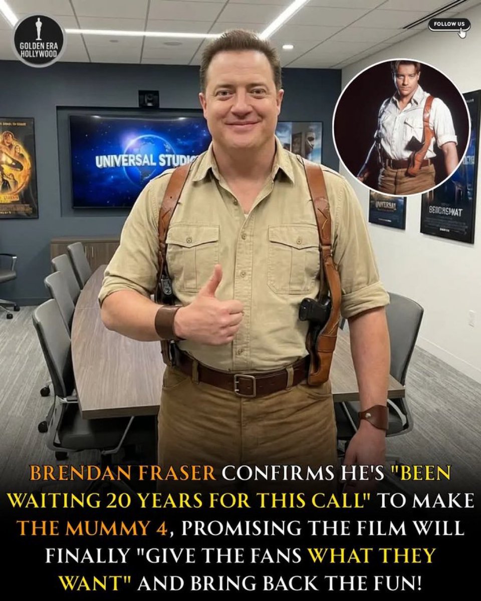 Nothing but all the love in the world for Brendan Fraser! I have high confidence this will be great!!