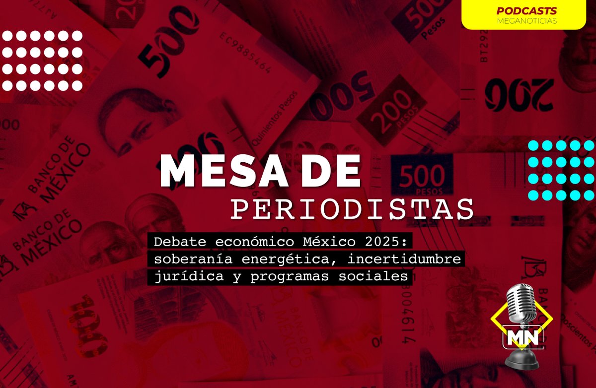 Crecimiento menor al 1%, inversión pública en mínimos y soberanía energética cuestionada. ¿Puede México atraer inversión extranjera con este panorama?. La mesa de periodistas con <a href="/Yoeliramirez/">Yoelí Ramírez</a> <a href="/marco_mares/">Marco A. Mares</a> <a href="/AlbertoBello_mx/">Alberto Bello</a> 

Escúchalo en tinyurl.com/39dprxp6