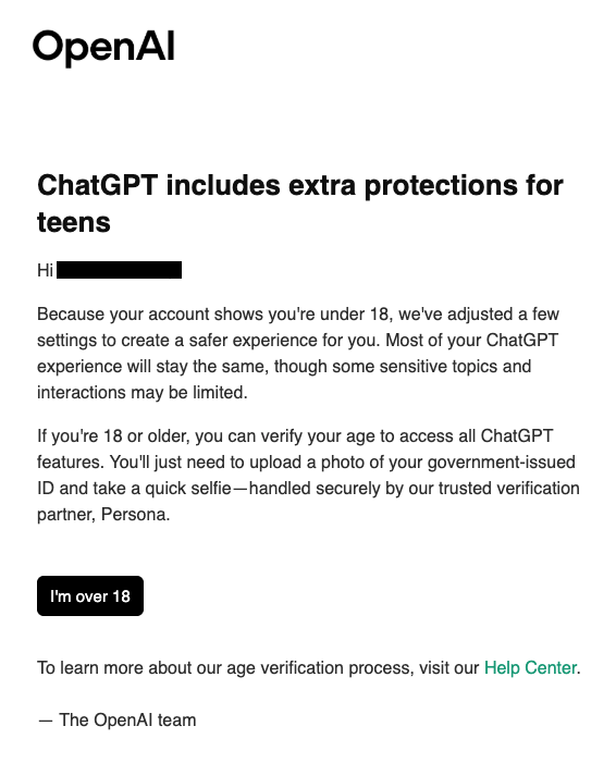no <a href="/OpenAI/">OpenAI</a>, I'm not sharing any gov-ID to a 3rd party because of your broken age verification system.
