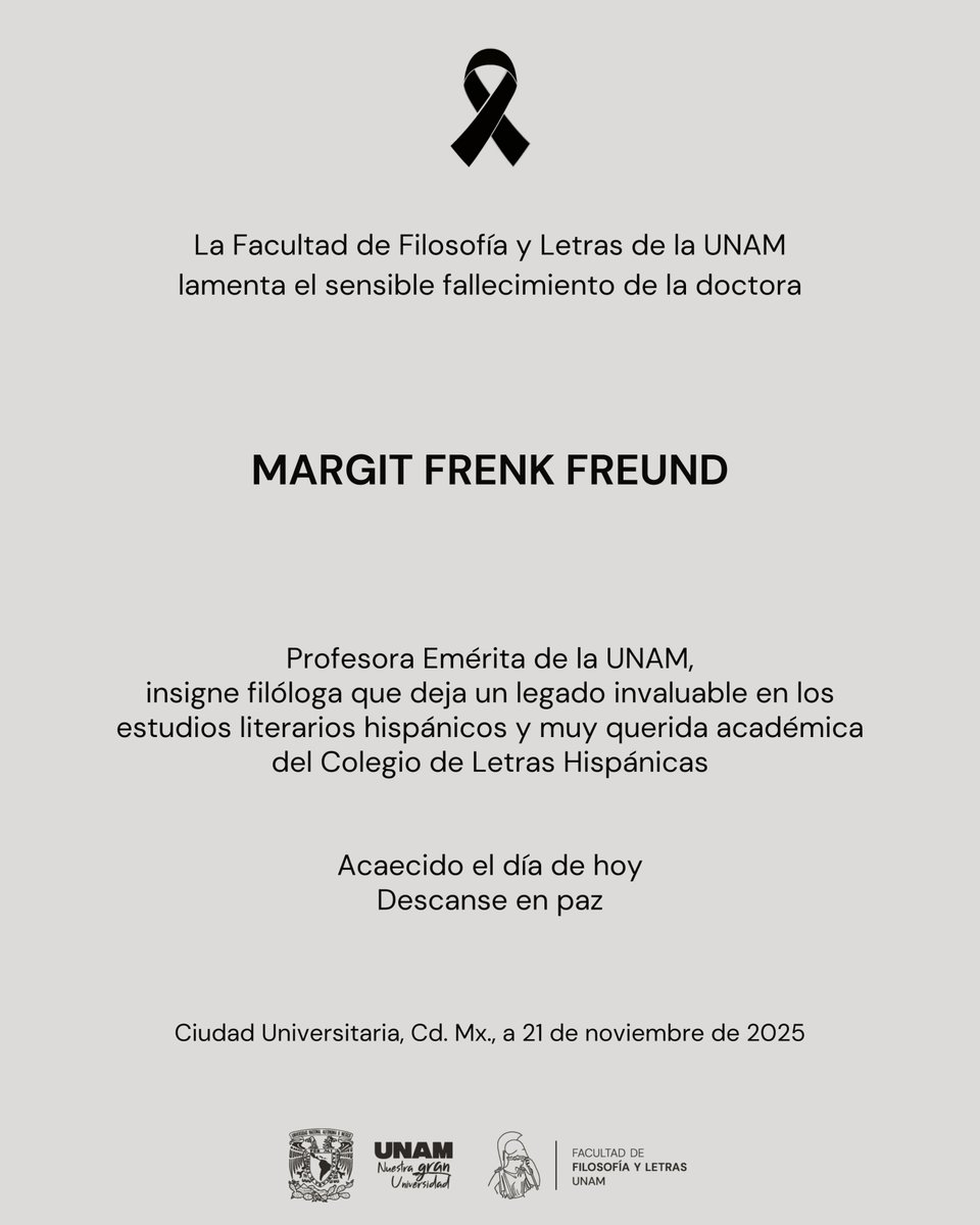 Filosofía y Letras UNAM tweet media