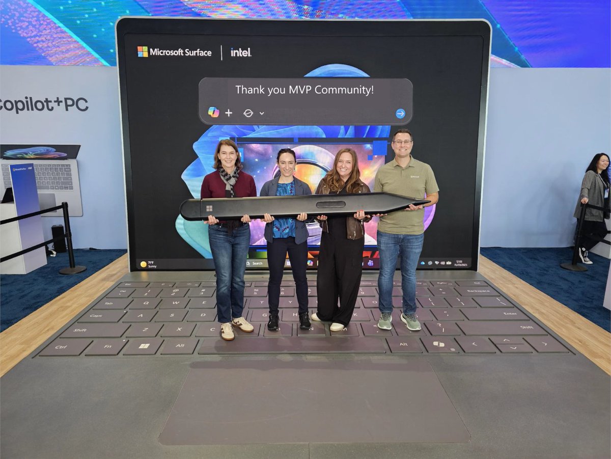 👏 A huge THANK YOU to our incredible 200+ MVPs and RDs for making Microsoft Ignite unforgettable!

Your contributions were nothing short of amazing:

✅ 20 theater session speakers
✅ 60+ Expert Meetup staff
✅ 40+ Lab proctors
✅ 35+ remote lab testers
✅ 20+ Community Hub