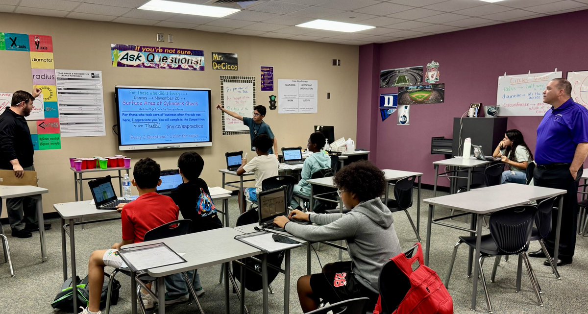 Big day at The Ranch! The boss’s boss’s boss stopped by! Floors were shiny, smiles were bright, and yes, we hid the panic well. It’s always great to have leadership visit us at The Ranch!
<a href="/MRJHMavs/">Morton Ranch JH</a> <a href="/DrTTsang12/">Tricia Tsang</a> <a href="/TilleryMrs/">Mrs. S.Tillery</a> <a href="/mrjhcounseling/">MRJH Counseling</a> <a href="/aggieteach03/">Leslie Dulock</a> <a href="/katyisd/">Katy ISD</a> #ridingforthebrand