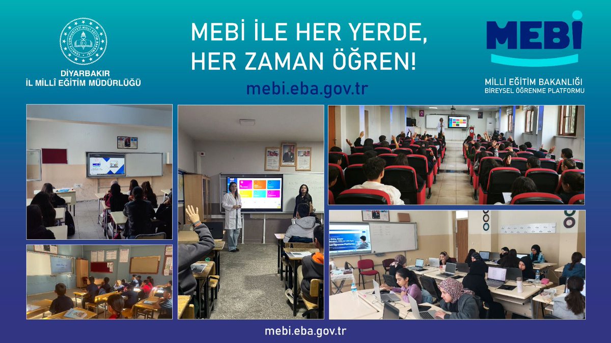Öğretmenlerimiz rehberliğinde, öğrencilerimiz MEBİ platformunu keşfediyor. İhtiyaca uygun içeriklerle zamanı verimli kullanıyor, dijital dünyanın fırsatlarını sınıflarımıza taşıyoruz. 🌍
#DiyarbakirdaMEBİ
<a href="/tcmeb/">Millî Eğitim Bakanlığı</a> <a href="/Yusuf__Tekin/">Yusuf Tekin</a>
<a href="/vali_zorluoglu/">Murat Zorluoğlu</a> 
<a href="/sadoglu_salih/">Salih Sadoğlu</a> <a href="/omrsrc/">Ömer Sarıca</a>
<a href="/meb_mebi/">MEBİ</a>