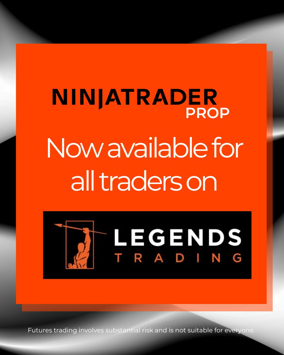 New and existing Legends Trading traders now have access to NinjaTrader Prop’s comprehensive trading toolkit, built for the realities of prop trading. Learn more about the platform: bit.ly/4icMLZB