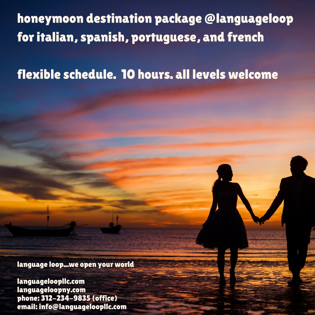 LanguageLoop's tweet image. study your favorite new language together!  🫶🏼 

native instructor only @languageloop

all levels welcome / must be similar proficiency 

for scheduling availability and fees, please contact us today!

languageloopllc.com

languageloopny.com

#newlyweds #languaglearning…