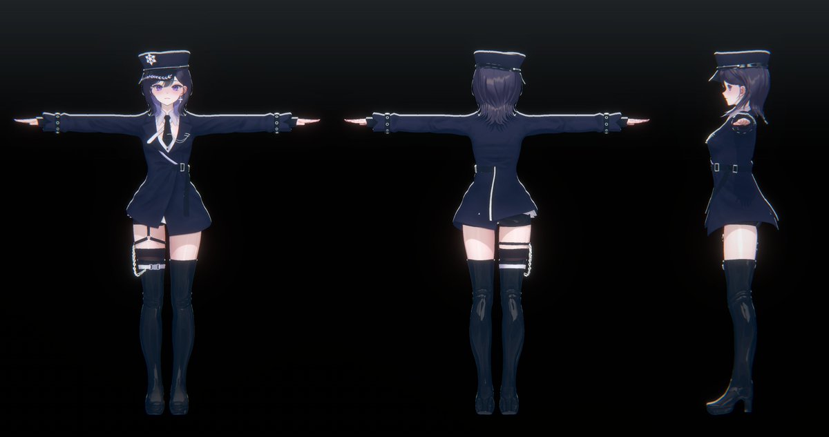 [브이리지]❄️

코오리 세라님 
오리지널 의상 제작, 와루도 컨버팅 작업했습니다

- 의상 모델링, 리깅, CFX 
- 와루도 닐로툰 컨버팅

#V_llage #serah_art #Warudo #Nilotoon #MagicaCloth #3DCG