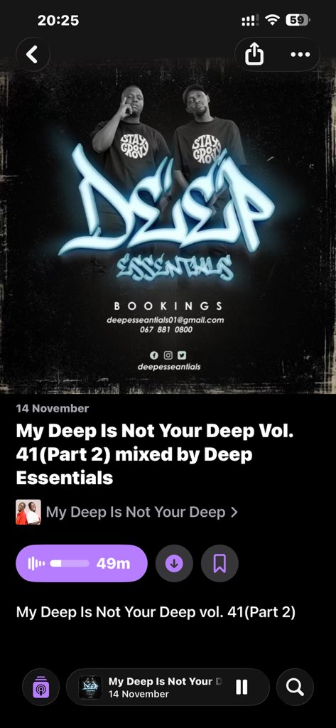 thatdude_sms's tweet image. #DeepEssentials My Deep is not your Deep 🎶 vol 41 #DeepHouse