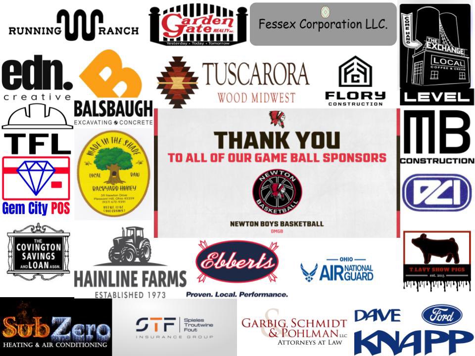 newtonboyshoops's tweet image. We would like to thank our 2025–2026 Game Ball Sponsors for their generous and continued support of our basketball program. 

Your investment in our student-athletes makes a lasting impact, and we are truly grateful.

Go Indians!
#DMGB