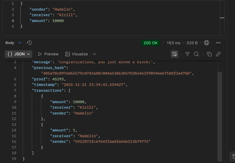 PushkrajVy20337's tweet image. Built my own mini cryptocurrency today — blocks, mining, PoW, nodes, all from scratch.
Crazy how everything I’ve been learning suddenly clicks when you code it.
Checkout here
github.com/alwaysgodly/Bl…

#ProofOfWork
#Mining
#BlockchainDev
#Web3Developer
#CryptoDev
#OpenSource