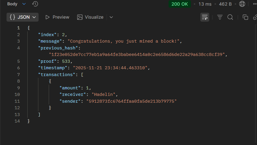 PushkrajVy20337's tweet image. Built my own mini cryptocurrency today — blocks, mining, PoW, nodes, all from scratch.
Crazy how everything I’ve been learning suddenly clicks when you code it.
Checkout here
github.com/alwaysgodly/Bl…

#ProofOfWork
#Mining
#BlockchainDev
#Web3Developer
#CryptoDev
#OpenSource
