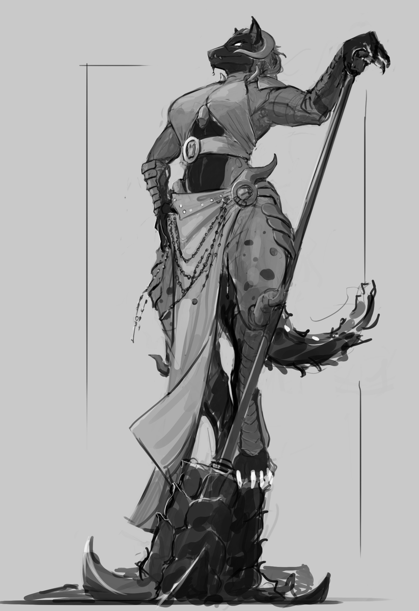 tall mace lady 
commission for @/Nakira_artist