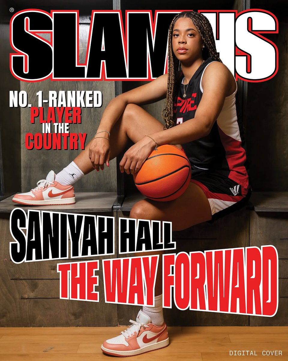 _SPIREAcademy's tweet image. Saniyah Hall is now officially the cover star of @SLAM_HS Magazine!

A milestone that reflects her growth, dedication, and the bright future ahead for her and the SPIRE WBB program! 🔥
