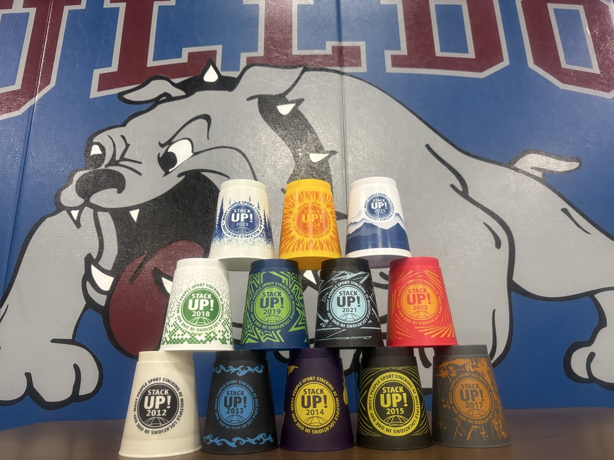 racercard's tweet image. Proud to say our school added 435 stackers to the 2025 #WorldStackUp total. 

Gonna be our 15th time breaking the @GWR with @SpeedStacksInc!!!