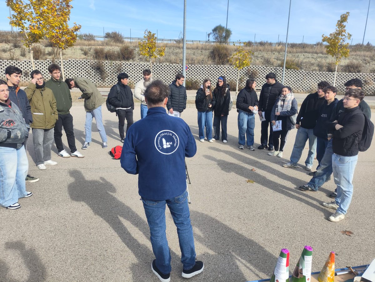 minasenergiaupm's tweet image. Finalización y cierre de UPM Conecta con la actividad &quot;Pirotecnia Segura y Sostenible&quot; en el Campus de TecnoGetafe
#somosupm #upmconecta