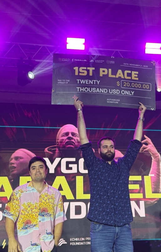 ParallelTCG's tweet image. We&apos;d like to congratulate @viper_9337 for winning the @YGGPlaySummit Parallel Showdown and the beefy 1st Place prize! An excellent display of skill and professionalism at another memorable YGG event! Thanks to everyone who showed up to support. //