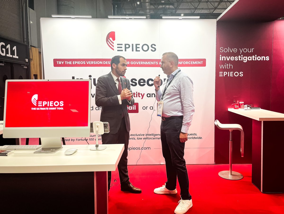 epieos's tweet image. 🎙️ One last interview for @navlys__, and that will mark the end of @Milipol_Paris 2025.

✅ After four intense days at #Milipol, exchanging, presenting, negotiating, we can confidently say that the event was a great success and that #OSINT has a bright future ahead!

🤝 A huge