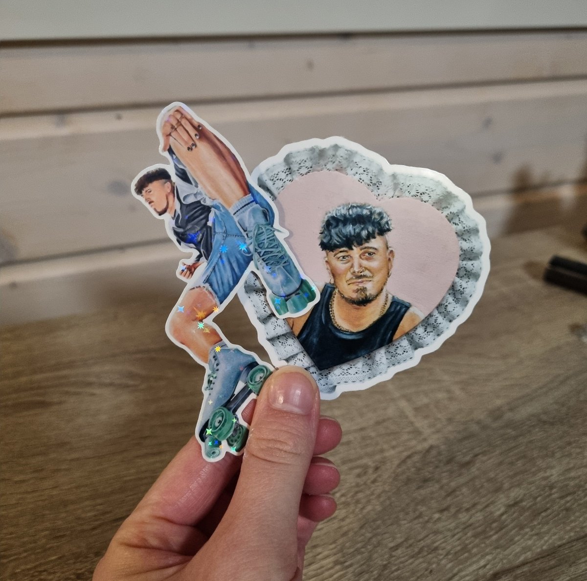 kiertavasirkus's tweet image. I have a couple new stickers up on my vinted btw!!