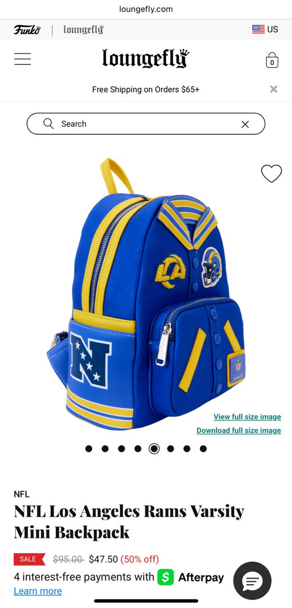 OgNam213's tweet image. Loungefly got these Rams Backpacks at 50% off #Ramily #RamsHouse
