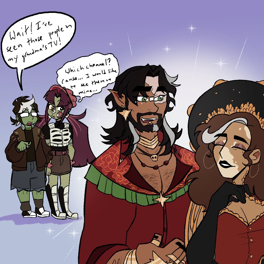 I LOVE FAR-FETCHED OC'S !!! X3

The first one features <a href="/HalfwayHomesick/">Danny🦊</a> 's OC River and the second features <a href="/sinningisasin/">Mar Calavera</a> 's OC's Eztli and Citlali! 
#FarFetchedShow #FarFetchedOC