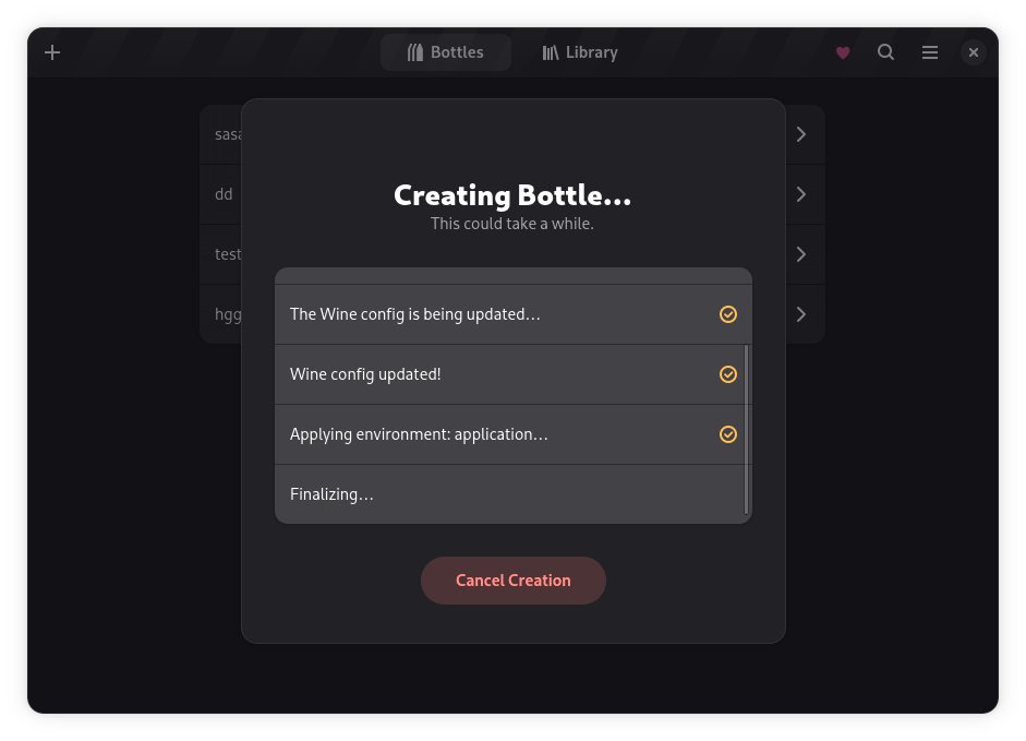 usebottles's tweet image. The new bottle&apos;s creation dialog, coming with Bottles v60!

#linux #windows #opensource