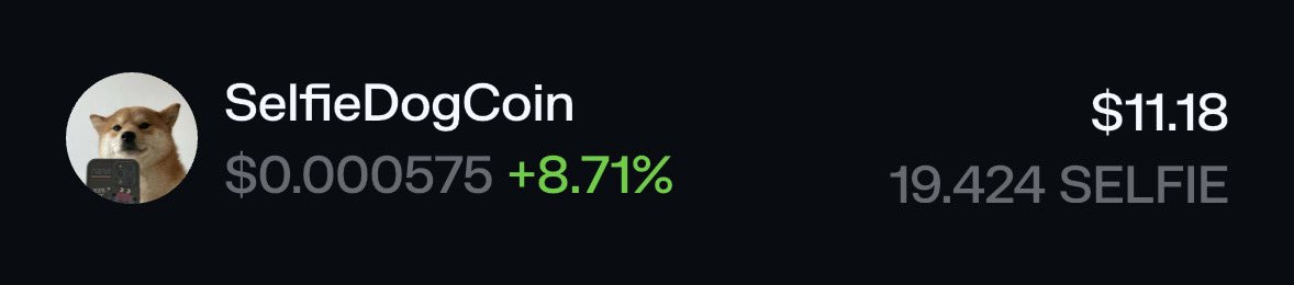 prerich01's tweet image. After buying 66 days in a row, I start again!

Day 2 of buying $Selfie everyday!
Around $10 a day.

Day 2 on Solflare.
Trust wallet still 100% : 66x$10 = $660 investment.

I will see a sea of green ☘️🍀